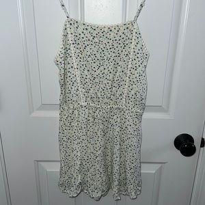 Art Class Girls Lace Trim Floral Romper